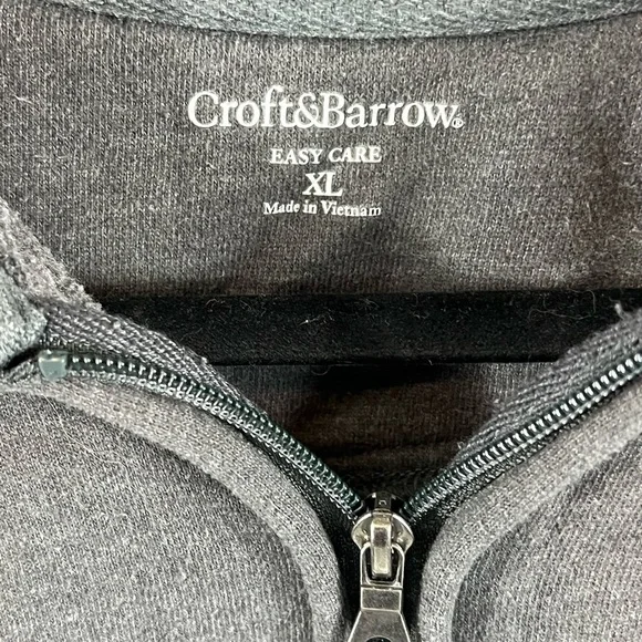 Croft & Barrow 1/4 Zip Pullover - Picture 3 of 5
